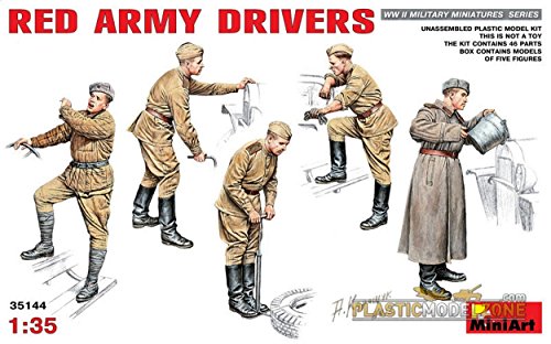 MINIART MIN35144 RED ARMY DRIVERS KIT 1:35 MODELLINO MODEL