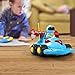 SGILE RC Cartoon Race Car, Remote Control Cartoon Car for Toddlers Baby Kids Child with Music Radio, Kids Birthday Gift Present, Blue