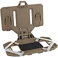CMAIR4U Tactical Vest Phone Holder,Molle Mount,Universal Chest Phone Board Carrier Foldable Navigation Board,for Outdoor Paintball Airsoft Hunting Game (Tan)