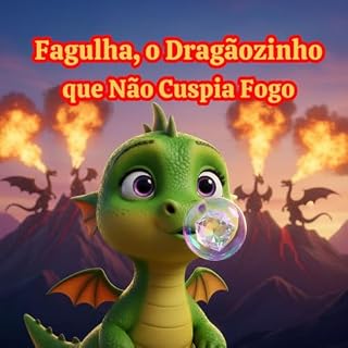 Livro Fagulha, o Dragãozinho que Não Cuspia Fogo