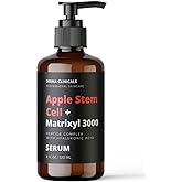 Apple Stem Cell + Matrixyl 3000 Serum With Hyaluronic Acid, Peptide Serum, Anti-Aging Serum for face, Anti-Wrinkle Serum, Skin Care Product - 4 oz