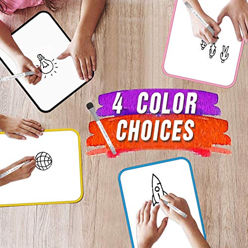 SIOSSION Small Whiteboard Set Double Sided Hanging Whiteboard Message Scoreboard Easy to Clean Wall White Board for Cubicle Office, School(1 Pack)