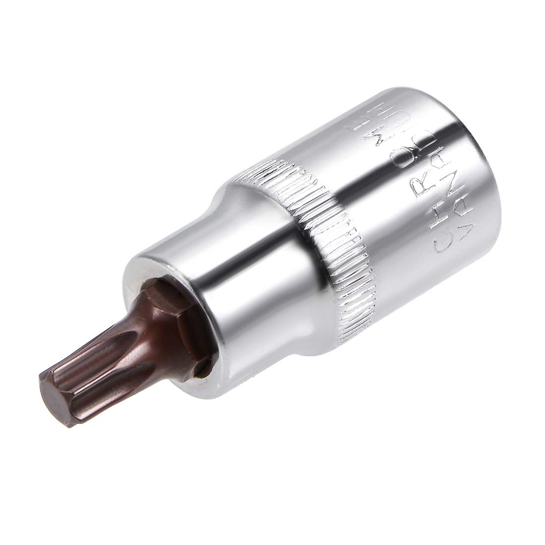 sourcing map 1/2-Inch Drive T45 Torx Bit Socket S2 Steel 55mm Length