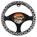 BDK Universal Fit Steering Wheel Cover - (Leopard Gray)