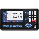 Ditron 2Axis DRO For Lathe LCD Digital Readout,Display, 7'' Screen,Muti-Function Multi-language for Linear Scale Magnetic Scale Rotary Encoder Lathe Machine