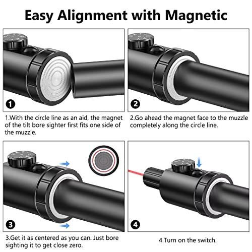 MidTen Bore Sight, Laser Bore Sight Kit with Connection, Red