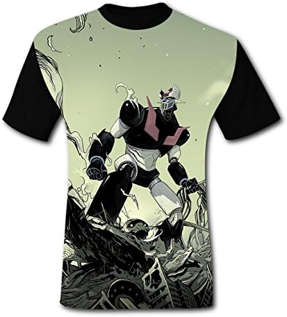 ZeroBNB Mazinger Z Casual T-Shirt Short Sleeve for Mens
