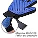 NHILES Pet Grooming Glove, Dog Hair Remover, Cat Grooming Deshedding Glove Brush, Detangle, Gentle and Efficient Massage Tool for Dog/Cat/Horse, Pet Combs One Pair