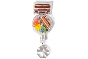 Kikkerland Solar Powered Rainbow Maker – Prism Suncatcher, Fun Home Window Decor – Unique Gift for Christmas & Birthdays – Single Crystal