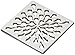 E4805-PC Splash Decorative Drain Grate, Polished Chrome