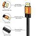 IBRA Orange HDMI-13ft-UHD HDMI 2.0(4K@60Hz) Ready-18Gbps-28AWG Braided Cord-Gold Plated Connectors-Ethernet,Audio Return-Video 4K 2160p,HD1080p,3D,Compatible with Xbox PlayStation PS3 PS4 PC TV