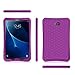 Fintie Silicone Case for Samsung Galaxy Tab A 10.1 (2016 NO S Pen Version), Honey Comb Series Light Weight Shock Proof Cover Anti Slip Kids Friendly for Tab A 10.1 Inch (SM-T580/T585/T587), Purple