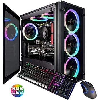 CUK Stratos Micro Gaming Desktop (AMD Ryzen 9 3900X, 32GB DDR4 3600 RAM, 1TB NVMe SSD + 2TB HDD, NVIDIA GeForce RTX 2080 Super 8GB, 700W Gold PSU, AC WiFi, Windows 10 Home) Best New Gamer PC Computer