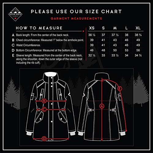 Alpine North Women's Vegan Down Long Parka Winter Jacket, Navy, Small