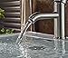 Rozin Brushed Nickel Single Hole Basin Faucet Deck Mounted Vanity Sink Mixer Tap