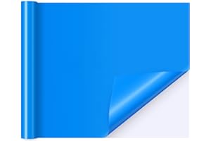 RETOONGKING Above Ground Pool Patches - 49*34Inch Vinyl Liner Repair Kit with Rectangle Patch (Blue)