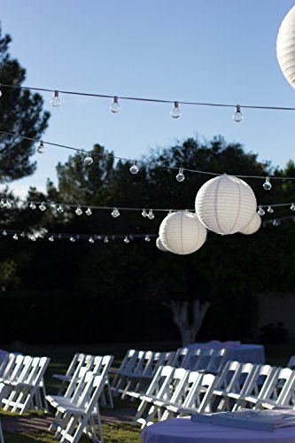 Just Artifacts 10" White Chinese/Japanese Paper Lantern/Lamp 10" Diameter - Just Artifacts Brand