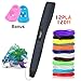 3D Pen, Uzone 2019 Upgraded 3D Printing Drawing Pen, 12 Colors 120Ft 1.75mm PLA Filament, Smart Temperature Control, 8 Speed Printing Control, Best Birthday Holiday Gifts Toys for Kids, Non-Clogging