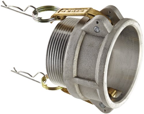 Dixon Stainless Steel 316 Cam And Groove Fitting - Global Type F 2" Plug X 2" NPT Male Adapter