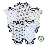 Mother Nest Baby Bodysuits Clothes Boys 5 Pack