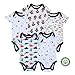 Mother Nest Baby Bodysuits Clothes Boys 5 Pack