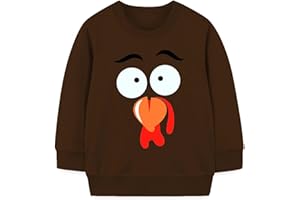 Mrocioa Boys Girls Pumpkin Face Sweatshirt Long SLeeve Kids Halloween Toddler Tops for 2-7T