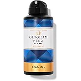 Bath and Body Works Men's Deodorizing Spray 3.7 (GIngham Hero)
