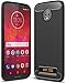 Moto Z3 Play Case, Sucnakp TPU Shock Absorption Technology Raised Bezels Protective Case Cover for Motorola Moto Z3 Play Smartphone (Black)