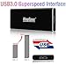 KingSpec M.2 NGFF Enclosure Easy Install USB3.0 External SSD Adapter 5Gbps Support UASP for 2230, 2242, 2260, 2280 Solid State Drive