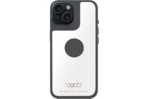 WAVEBLOCK EMF Blocker for Cell Phone - Made for iPhone 15/16 PRO MAX - The Only Patented, Real Scientifically Backed, Lab-Tested 5G-Shield Sticker to Protect You & Your Loved Ones - USA Made White