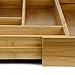 Heim Concept Drawer Organizer Bamboo Cutlery Tray Silverware Organizer/Utensil Holder, Drawer Dividers Organizer for Silverware, Flatware, Knives in Kitchen