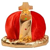 Kings Crown - Royal King Crown - Costume Crown - Plush Party Hat by Funny Party Hats