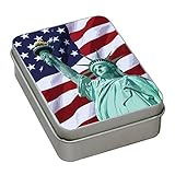 Matches Strike Almost Anywhere in Vintage Style Tin Container Steve Kaeser since 1989 (Flag)