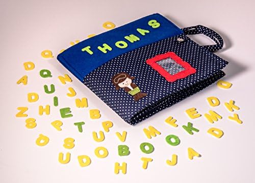 Oro Toys Creative Skills Baby Quiet Book - for Boys