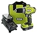 Ryobi P1811 One+ Compact Drill/Driver Kit (5 Piece Bundle: 1x P208 Drill/Driver Power Tool, 2x P102 18 Volt Battery, 1x P118 18 Volt Battery Charger, 1x Lime Green Ryobi Tool Bag)