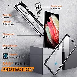 Temdan for Samsung Galaxy S23 Ultra Case, [Built-in