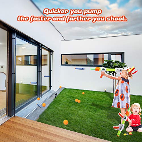 Duckura Atomic Power Popper Gun, Rocket Launchers for Kids | Toy Guns with Foam Balls, Refill Darts & Rockets | Easter Toys Gifts for Boys Girls 3 Years and Up