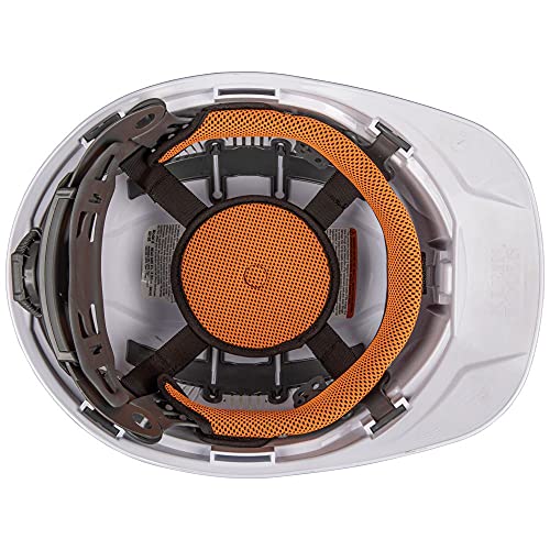 Klein Tools 60105 Hard Hat, Vented Cap Style, Padded SelfWicking Odor