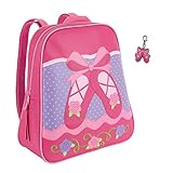 Stephen Joseph Ballet Shoes Backpack with Zipper Pull - Cute Backpacks for Girls