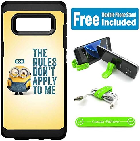 for Samsung [Galaxy S10 Plus] [Galaxy S10+] Hybrid Rugged Hard Cover Case - Minions The Rules