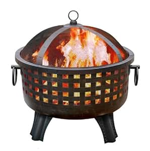 Landmann 26364 2312inch Savannah Garden Light Fire Pit Black