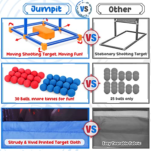 Jumpit [Upgraded] Shooting Game Toy with Moving Zombie Toy Target, 2