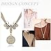 Necklace, Gold Silver Rose Gold Plated Long 3-Color Multi-Chain Necklace Full Rhinestone Crystal Disco Ball Pendant Necklace Fashion Jewelry Gift for Women Mother Wife at Mother’s Day,Birthday