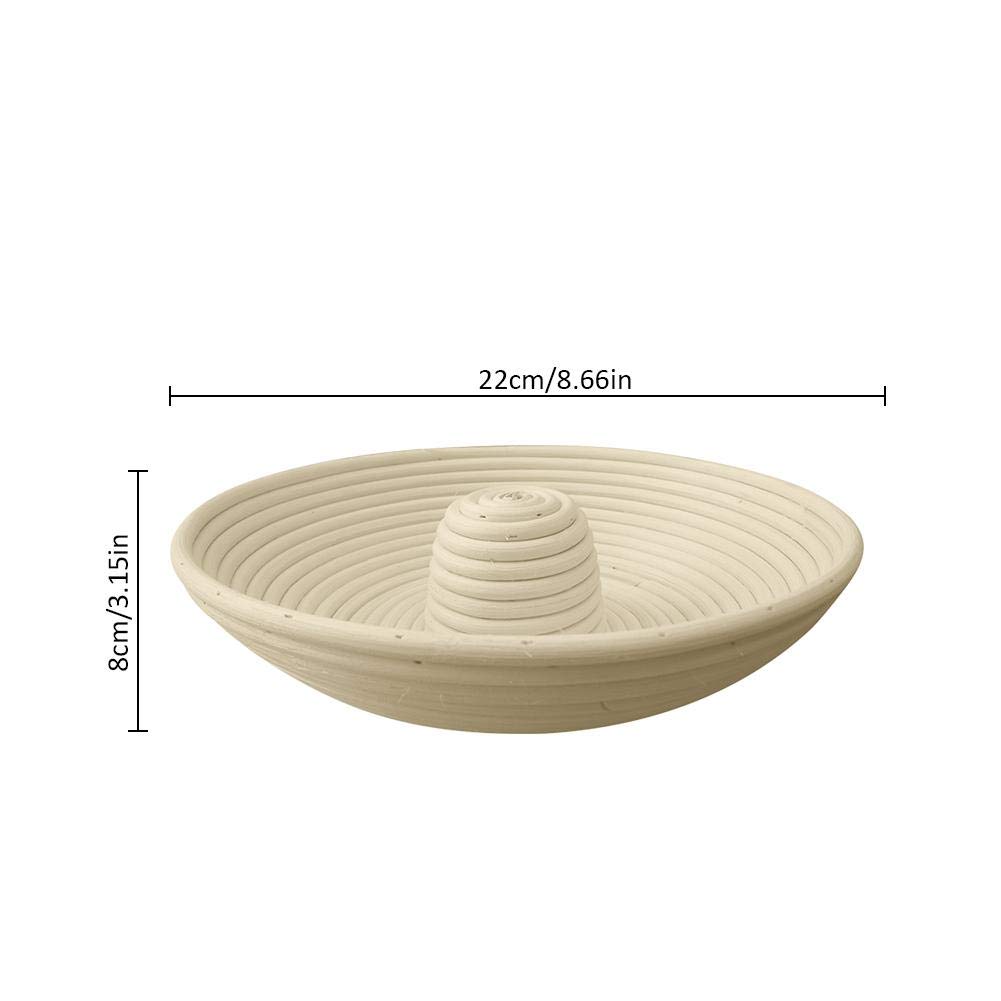 Anna-neek Cesta a Pan panera Mimbre Banneton Panificadora en ...