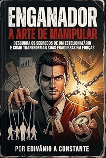 Livro Enganador: A Arte da Manipulação: Como golpistas conquistam confiança, controlam emoções e transformam fraquezas humanas em poder