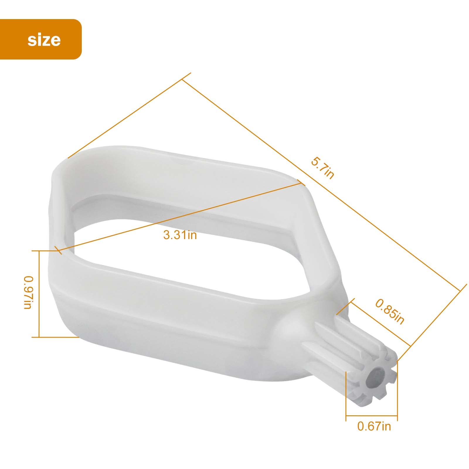 Cookie Paddles for Mixer, Mixer Paddles Compatible with Universal Plus Mixers and NutriMill Artiste Mixer, for Mixer Attachments & Accessories -Mixer Parts for Mixer Kitchen