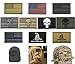 Bundle 10 Pieces US Flag Velcro Patch American Flag Punisher Velcro Patches Tactical Military Morale Patch Set