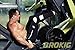 BROKIG Mens Strike White Workout Gym Athletic Jogger Pants Lightweight Running Sweatpants for Men with Pockets