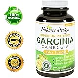 Purest Garcinia Cambogia Extract, Highest Grade & Quality 95% HCA (Best Formula) - Pure & Potent with Extra Strength - Safe & Effective Weight Loss Supplement - 60 Capsules & USA Made By Natures Design