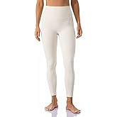 Ukaste Women's Petite Studio Essential 7/8 Length Yoga Leggings 23" - High Waisted Workout Active Tights Ankle Pants